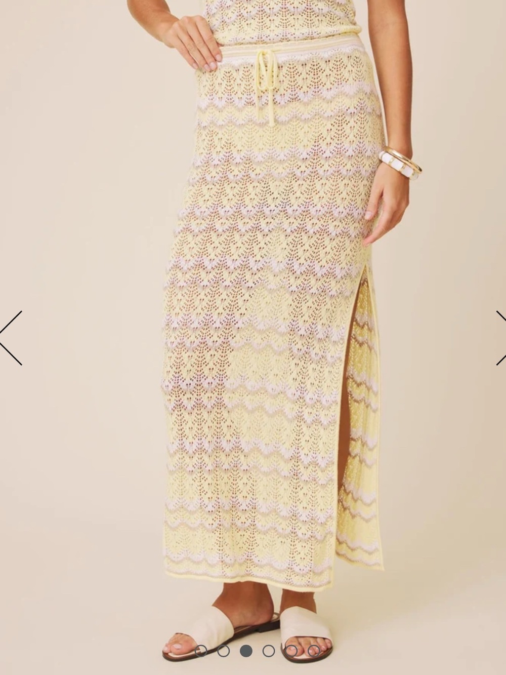 NWT splendid Eleni Stripe Sweater maxi Skirt size xs
